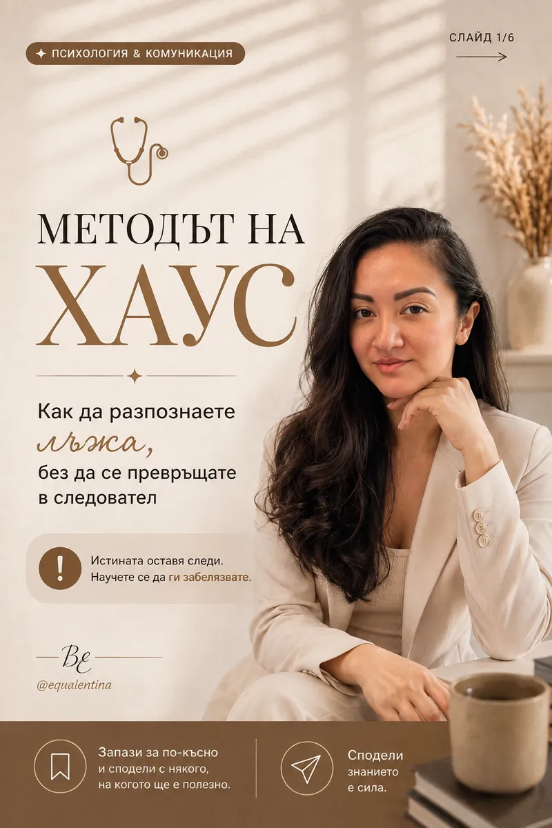 Пост: Методът на Хаус — как да разпознаете лъжа